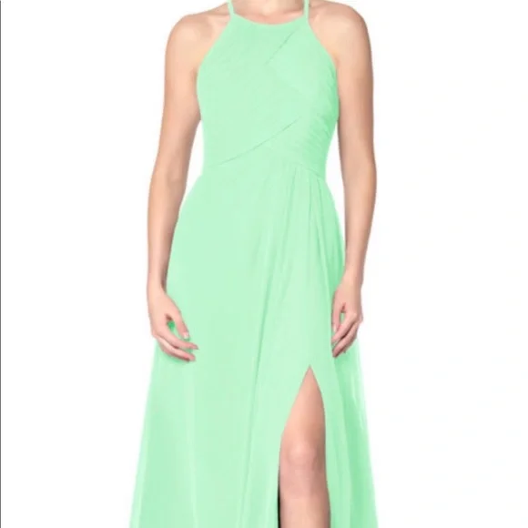Azazie Ginger Allure Bridesmaid’s Dresses in Mint Green. - Picture 1 of 4